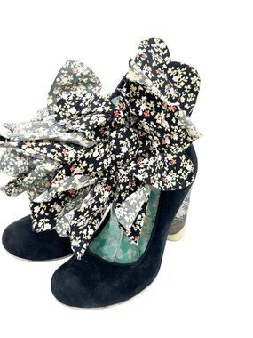 Iregular Choice 3D Flower Heel Pump Shoes